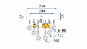 Lustra de tavan din cristal Plafond APP404-C - Img 4