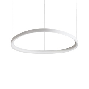 LUSTRA GEMINI SP D081 DALI/PUSH, 81CM, ALB, DIN METAL SI POLICARBONAT, STIL MODERN