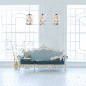LUSTRA GLAMOR CRYSTAL APP732-3CPR, 27x103 cm, ARGINTIU, DIN METAL DE INALTA CALITATE SI CRISTALE, STIL MODERN, TU - Img 8