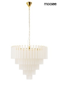 LUSTRA GORDON 80, AURIE, CONFECTIONATA DIN METAL SI STICLA, STIL MODERN - Img 3