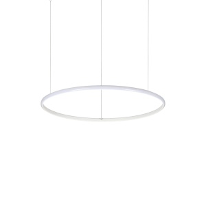 LUSTRA HULAHOOP SP D061, ALB, DIN METAL, STIL MODERN