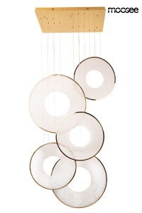 LUSTRA STARDUST, AURIE, CONFECTIONATA DIN METAL, STIL MODERN - Img 3
