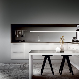 LUSTRA YOKO SP, ALB MAT, DIN METAL SI POLICARBONAT, STIL MODERN - Img 2