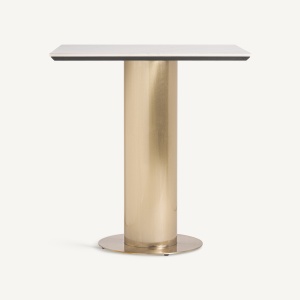 MASA DE BAR NAUSTBAL 76CM, DIN METAL SI PORTELAN, DESIGN EXCLUSIVIST, VICAL HOME