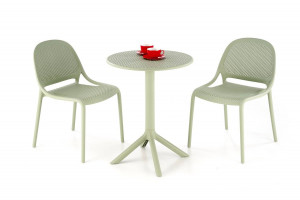 MASA DE GRADINA/TERASA CALVO, VERDE MENTA, DIN POLIPROPILENA, STIL MODERN