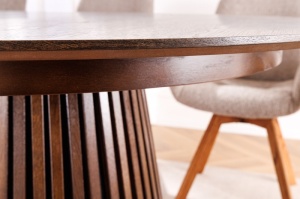 MASA DE SUFRAGERIE EXTENSIBILA, VALHALLA 120/200CM, DIN MDF STEJAR INCHIS, ARTIM GROUP SELECTION - Img 4