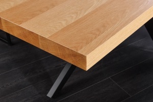 MASA DE SUFRAGERIE, ZEUS 240CM, FURNIR LEMN DE STEJAR SI METAL, ASPECT NATUR, ARTIM GROUP SELECTION - Img 3