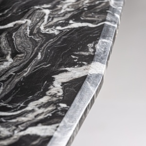 MASA DEOSEBITA, GAUTBY 240CM, DIN MARMURA NEAGRA, VICAL HOME SELECTION - Img 4