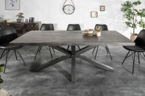 MASA DINING 200CM, GALAXIE, LEMN MASIV DE MANGO, STIL INDUSTRIAL, ARTIM GROUP SELECTION