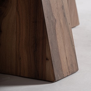 MASA DINING, BRUTALIST 260CM, DIN LEMN DE RECICLAT, VICAL, STIL MODERN - Img 3