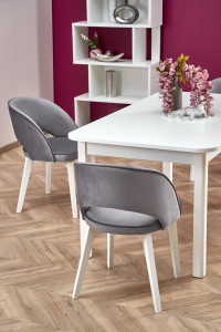 MASA DINING EXTENSIBILA FLORIAN, ALBA, 160/228 CM, DIN MDF SI FURNIR, STIL CLASIC - Img 6