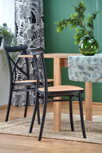 MASA DINING EXTENSIBILA GRACJAN, STEJAR CRAFT, 80/160 CM, BLAT DIN PAL SI PICIOARE DIN MDF, STIL CLASIC - Img 4