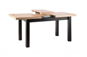 MASA DINING EXTENSIBILA PRESTO, 140/218 CM, STEJAR ARTISAN/NEGRU, DIN PAL LAMINAT, STIL MODERN - Img 8