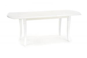 MASA DINING EXTENSIBILA STIL FRYDERYK, ALBA, 160/240 CM, BLAT DIN MDF SI PICIOARE DIN LEMN MASIV , STIL CLASIC - Img 6