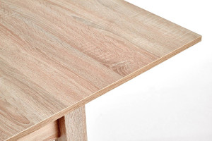 MASA DINING EXTENSIBILA STIL GRACJAN, STEJAR SONOMA, 80/160 CM, BLAT DIN PAL SI PICIOARE DIN MDF, STIL CLASIC - Img 7