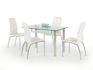 MASA DINING OLIVIER TRANSPARENTA/CROM DESIGN MODERN HALMAR - Img 4