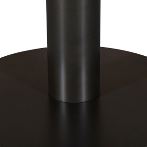 MASA DINING ROTUNDA BALDWIN 130cm, REALIZATA DIN LEMN DE MANGO SI METAL, CULOARE MARO, STIL MODERN - Img 4