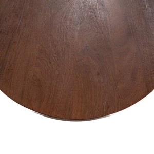 MASA DINING ROTUNDA RUSSO, 214320, 140Ø, LEMN DE MAANGO, MDF, TRAVERTIN, MARO, STIL MODERN - Img 6