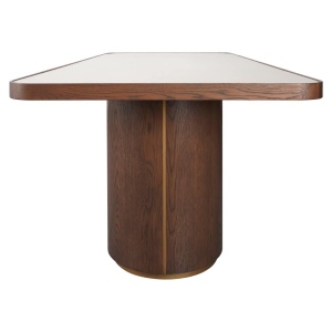 MASA DINING, WILLOX 235CM, LEMN, METAL SI STICLA, MARO/BEIGE, RICHMOND INTERIORS - Img 3