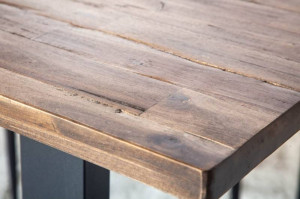 MASA DINING, WOTAN II 200CM, COD 40989, DIN LEMN MASIV, DESIGN INDUSTRIAL - Img 4