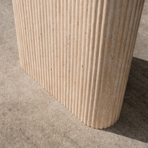 MASA EXTENSIBILA 180-220CM, ARTIM MEBLE, REALIZATA DIN MDF, CULOARE TRAVERTIN, STIL MODERN - Img 7