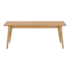 MASA EXTENSIBILA DARWIN 100x240-290-340x75 cm, REALIZAT DIN FURNIR DE STEJAR, CULOARE NATUR, HOUSE NORDIC - Img 4