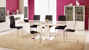 MASA EXTENSIBILA LIVING LORENZO ALBA PRESTIGE LINE DESIGN MODERN HALMAR
