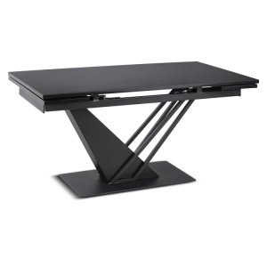 MASA EXTENSIBILA REX 160/220CM, REALIZATA DIN METAL SI BLAT DIN MDF, CULOARE NEAGRA, ARTIM MEBLE - Img 9