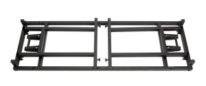 MASA PENTRU CATERING/CONFERINTE 180X80 CM, STEJAR SONOMA/NEGRU, DIN PAL LAMINAT SI OTEL, ARTIM GROUP SELECTION - Img 4