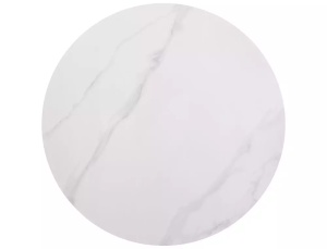 MASA RION ALB/NEGRU F90 CU BLAT DIN CERAMICA SI PICIOARE DIN METAL, STIL MODERN - Img 2