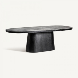 MASA SUFRAGERIE DEOSEBITA, NAUEN 250CM, LEMN DE MANGO, NEGRU, ARTIM GROUP SELECTION - Img 2