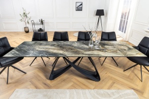 MASA SUFRAGERIE, INFINITY 180/260CM, DIN CERAMICA/STICLA SI METAL, ARTIM GROUP SELECTION - Img 3