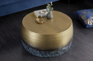 MASUTA CAFEA 60CM, ORIENT III, METAL, AURIE, STIL MODERN - Img 2