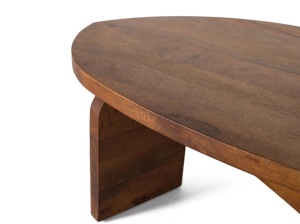 MASUTA CAFEA MARIS 110CM, REALIZATA DIN LEMN DE MANGO, CULOARE MARO, GINER Y COLOMER - Img 5