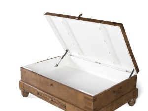 MASUTA CAFEA NILA 105CM, REALIZATA DIN LEMN DE MANGO, CULOARE NATUR, GINER Y COLOMER - Img 3