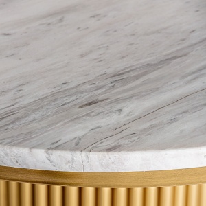MASUTA DE BAR DOLNY 76CM, DIN METAL SI MARMURA, DESIGN EXCLUSIVIST, VICAL HOME - Img 3