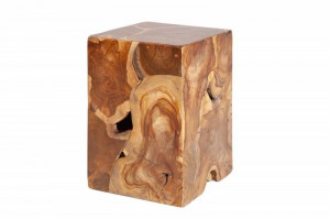 MASUTA DE CAFEA 30CM, TEAK COD 39225, LEMN MASIV REALIZAT MANUAL - Img 6