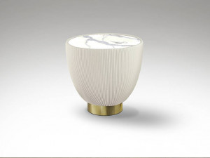 MASUTA DE CAFEA 47CM, CANDY 745420, DIN STICLA SI METAL, STIL MODERN SCHULLER - Img 3