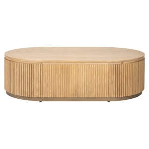 MASUTA DE CAFEA BELFORT, 212346, CONFECTIONATA DIN METAL, LEMN DE STEJAR, FURNIR SI METAL,STIL MODERN - Img 4