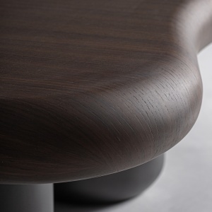 MASUTA DE CAFEA BRUNBEK 122CM, DIN FURNIR DE STEJAR MARO SI FIBRA DE STICLA, STIL CONTEMPORAN, VICAL HOME - Img 3