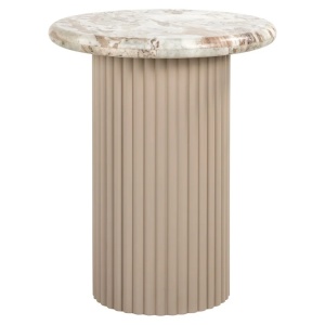 MASUTA DE CAFEA CORONEL, 7818, BEJ, CONFECTIONATA DIN MDF SI MARMURA DE TORONTO, STIL MODERN - Img 1