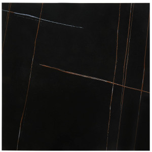 MASUTA DE CAFEA FELICIA, EFECT DE MARMURA NEAGRA/AURIU, DIN MARMURA SI METAL, STIL MODERN, HALMAR - Img 2