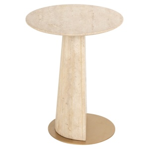 MASUTA DE CAFEA KIBO, 7889, CONFECTIONATA DIN METAL, MARMURA SI TRAVERTIN, STIL MODERN - Img 2