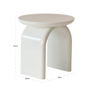 MASUTA DE CAFEA MERRICK COCONUT MILK, 214206, ALBA, CONFECTIONATA DIN MDF, STIL MODERN - Img 6