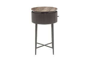 MASUTA DE CAFEA MULTIFUNCTIONALA RUSSO, 214319, CONFECTIONATA DIN MDF, ALAMA SI TRAVERTIN, MARO, STIL MODERN - Img 3