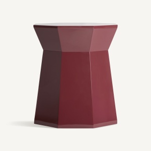 MASUTA DE CAFEA/NOPTIERA, BLED, 50CM, ROSIE, REF. 37952, CONFECTIONATA DIN MDF SI METAL, VICAL, REALIZATA MANUAL, STIL MODERN