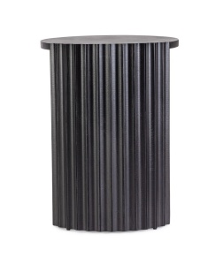 MASUTA DE CAFEA ORISSA 50 NEAGRA, CONFECTIONATA DIN LEMN MASIV DE MANGO, STIL MODERN - Img 3