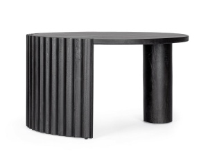 MASUTA DE CAFEA ORISSA 80 NEAGRA, CONFECTIONATA DIN LEMN DE MANGO, STIL MODERN