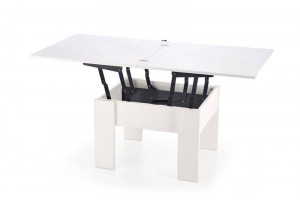 MASUTA DE CAFEA PLIABILA SERAFIN, ALB, STIL MODERN, HALMAR - Img 2