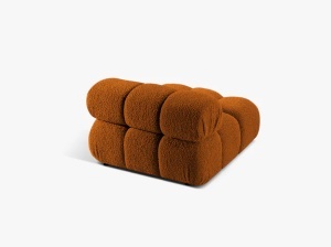 MODUL CANAPEA BELLIS, CARAMIZIU, CU TAPITERIE DIN TEXTIL BOUCLE ROLF, MICADONI - Img 3